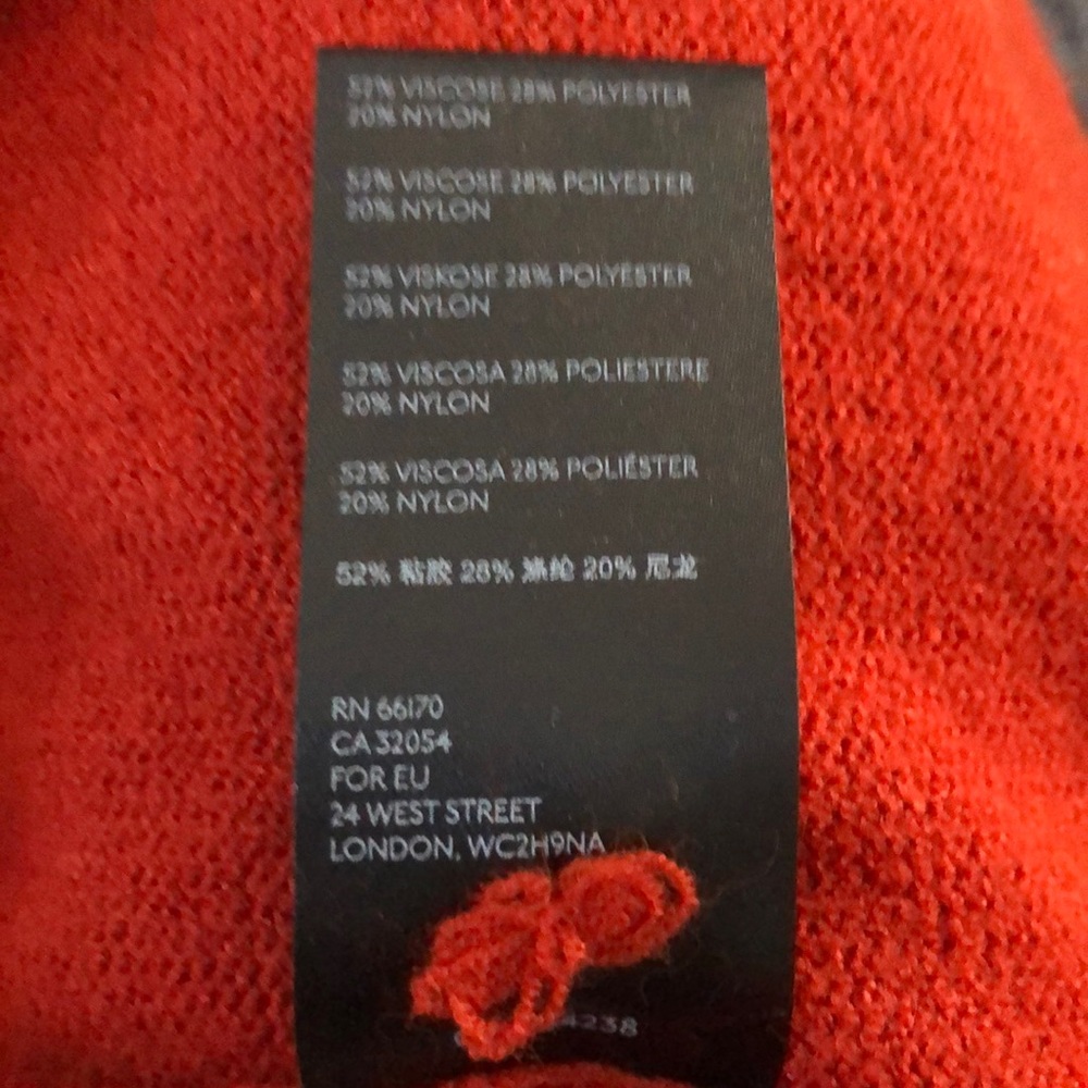 Anthropologie Puff Sleeve Rust Turtleneck Sweater NWT Women’s Size XS, S, M - Picture 3 of 5